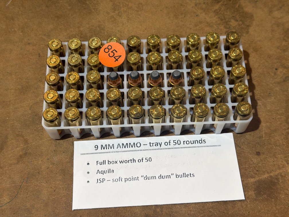 9MM AMMO (50 ROUNDS)