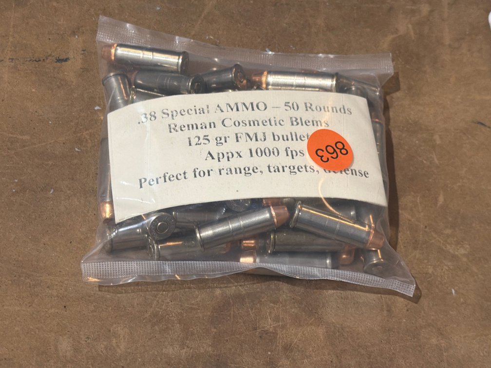 38 SPECIAL AMMO (50 ROUNDS)