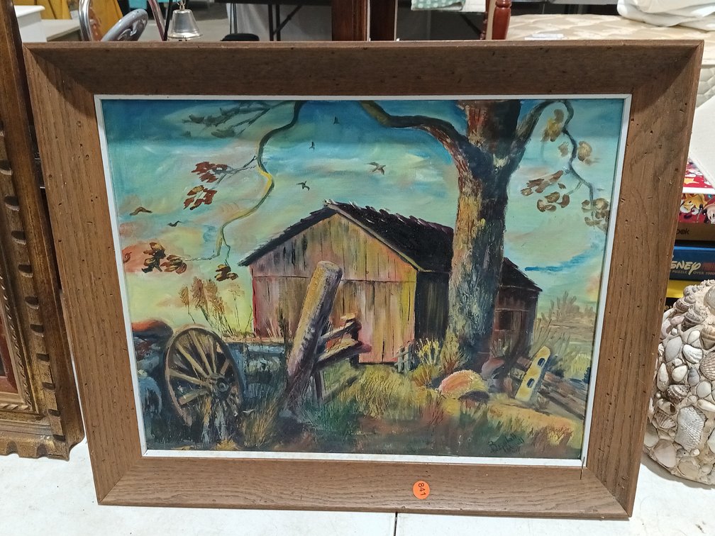 BARN FRAMED PRINT
