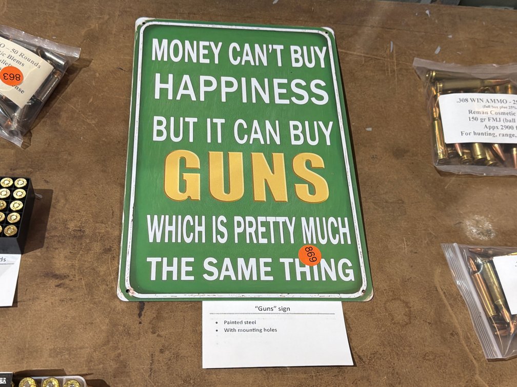 GUNS SIGN