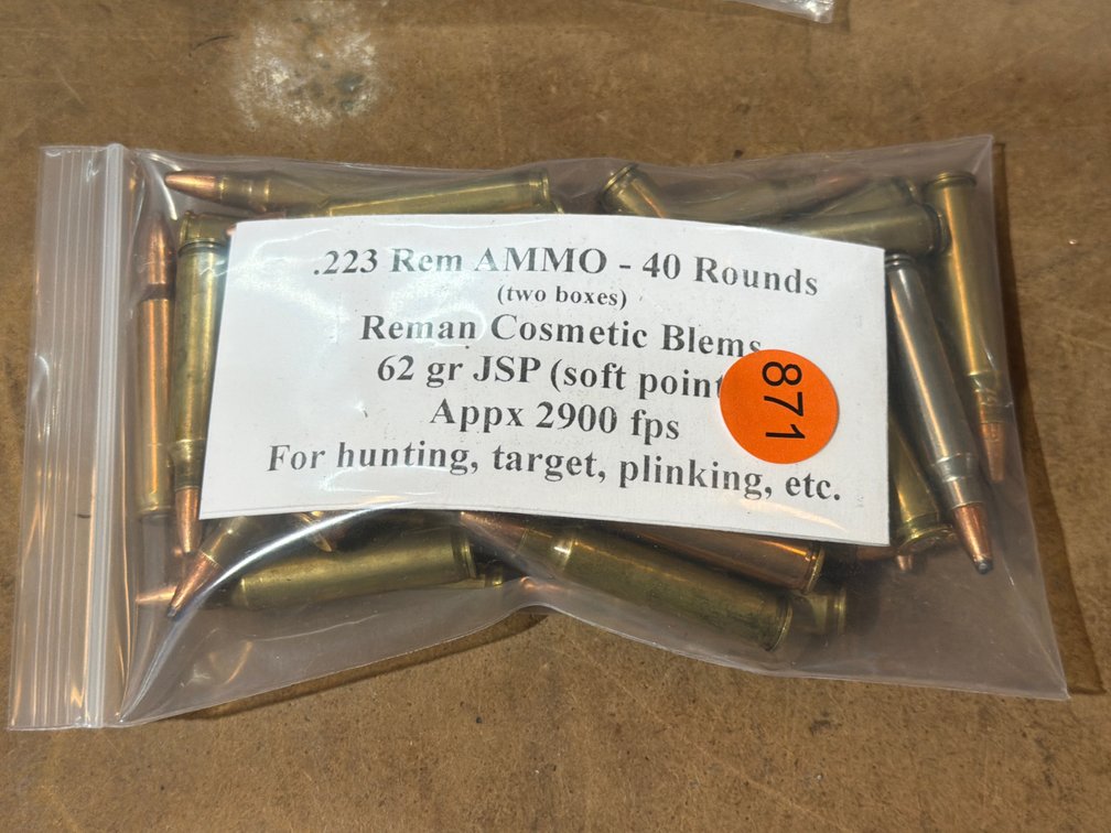223 REM AMMO (40 ROUNDS)