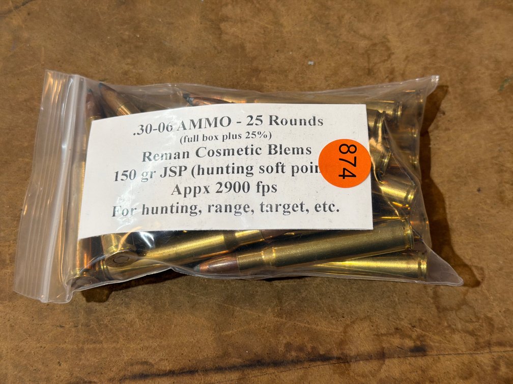 30-06 AMMO (25 ROUNDS)