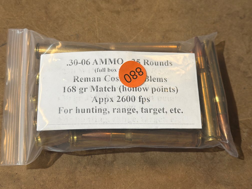 30-06 AMMO (25 ROUNDS)