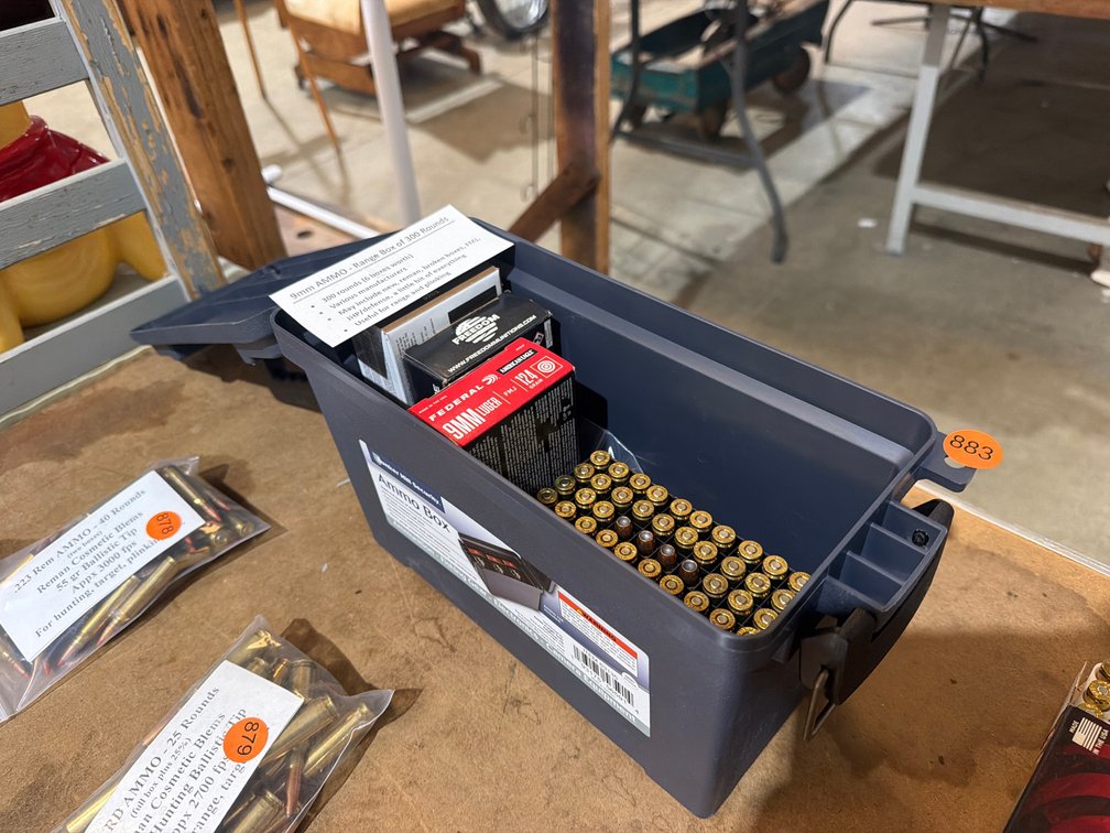 9MM AMMO RANGE BOX (300 ROUNDS)