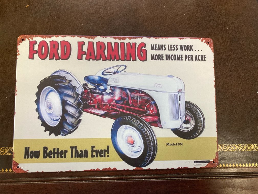 Metal Ford Farming Sugn