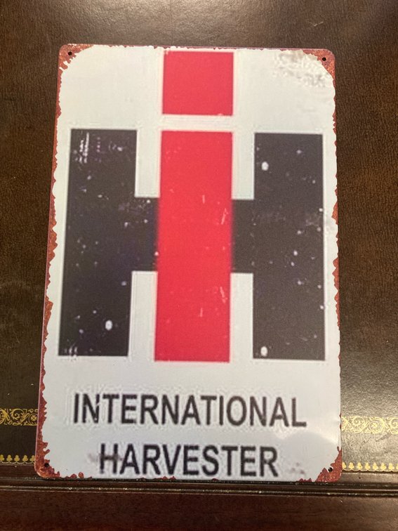 Metal IH Sign