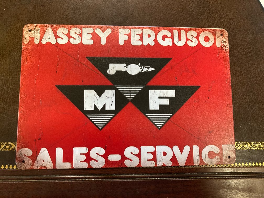 Metal Massey Ferguson Sign