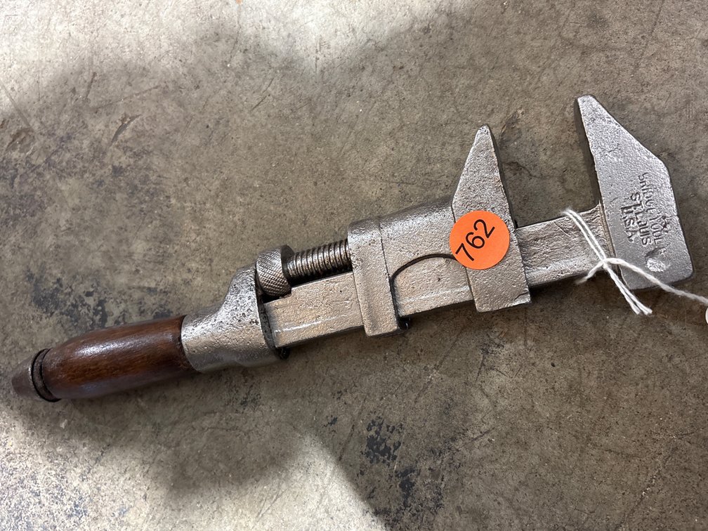 VINTAGE BRIDGE TOOL CO MONKEY WRENCH