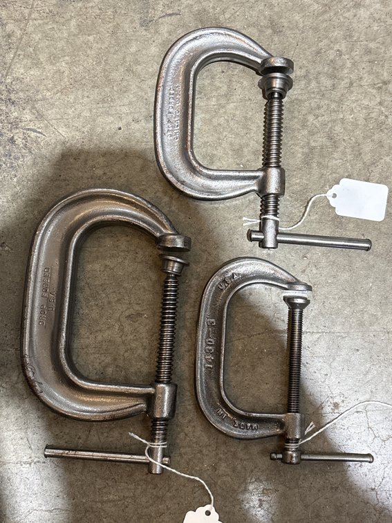 (3) C-CLAMPS