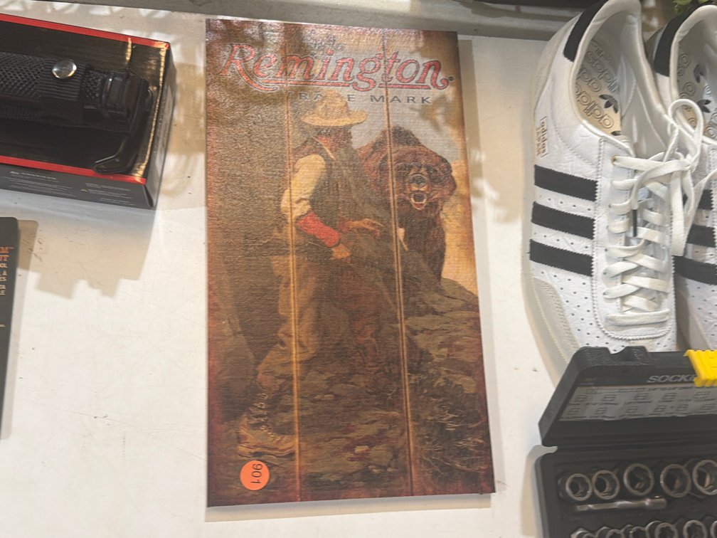 WOODEN REMINGTON SIGN
