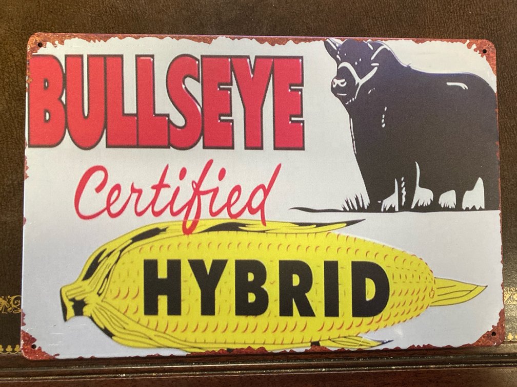 Metal Bullseye Hybrid Sign