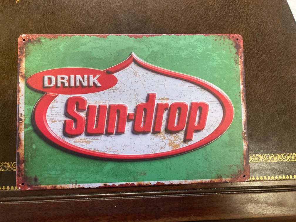 Metal Sundrop Sign