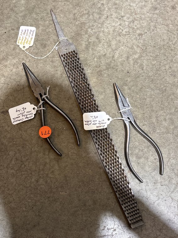 VINTAGE PLIERS & RASP