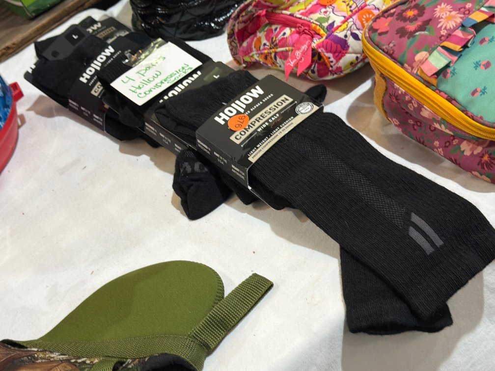 4 PAIRS HOLLOW COMPRESSION SOCKS