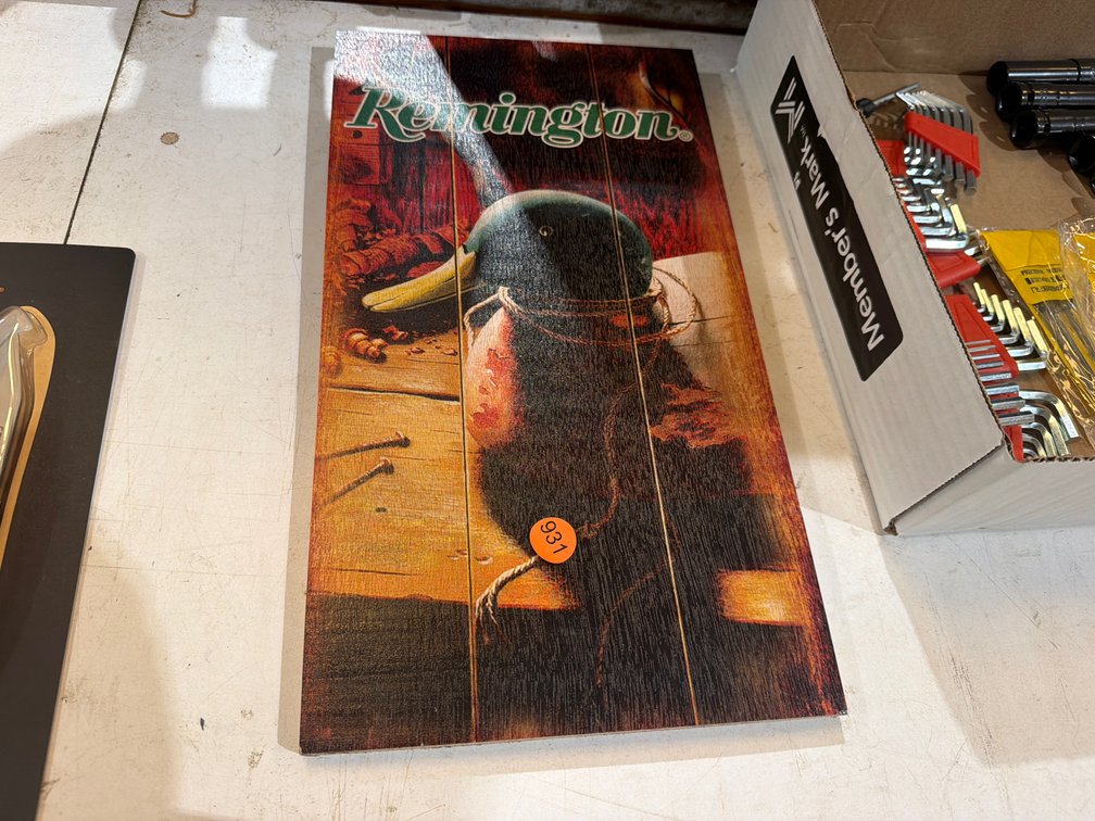 WOODEN REMINGTON SIGN