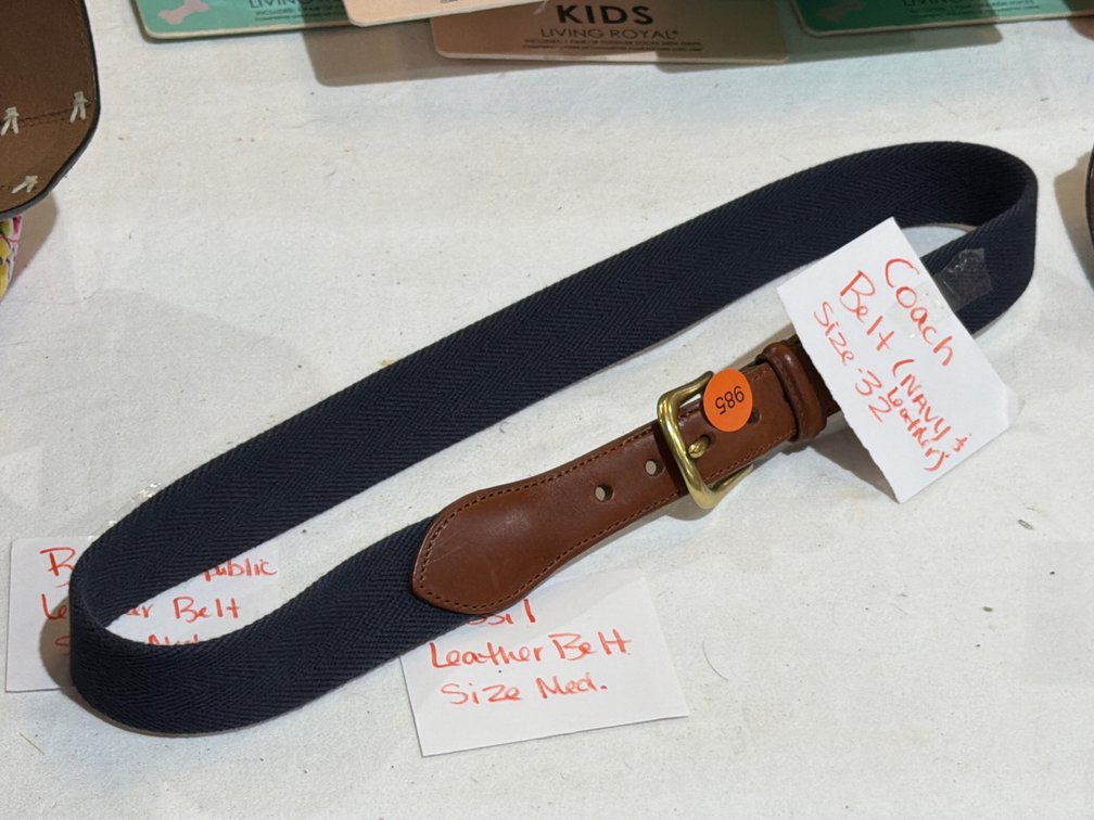 COACH BELT SIZE 32
