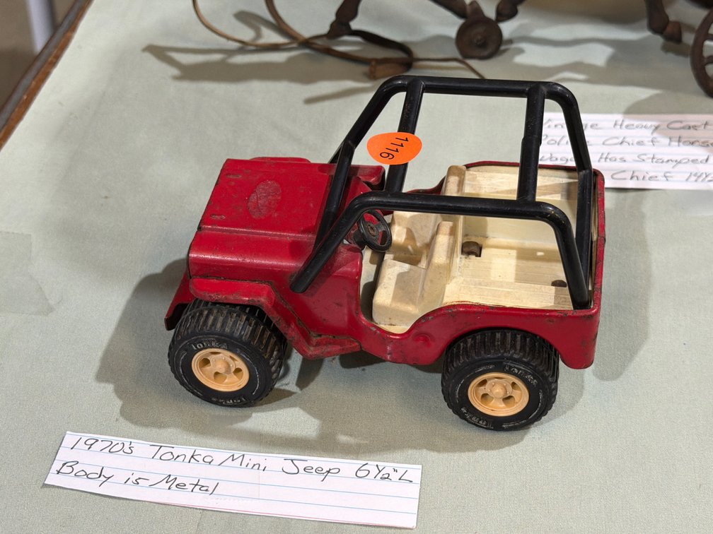 1970’S TONKA MINI JEEP 6.5”