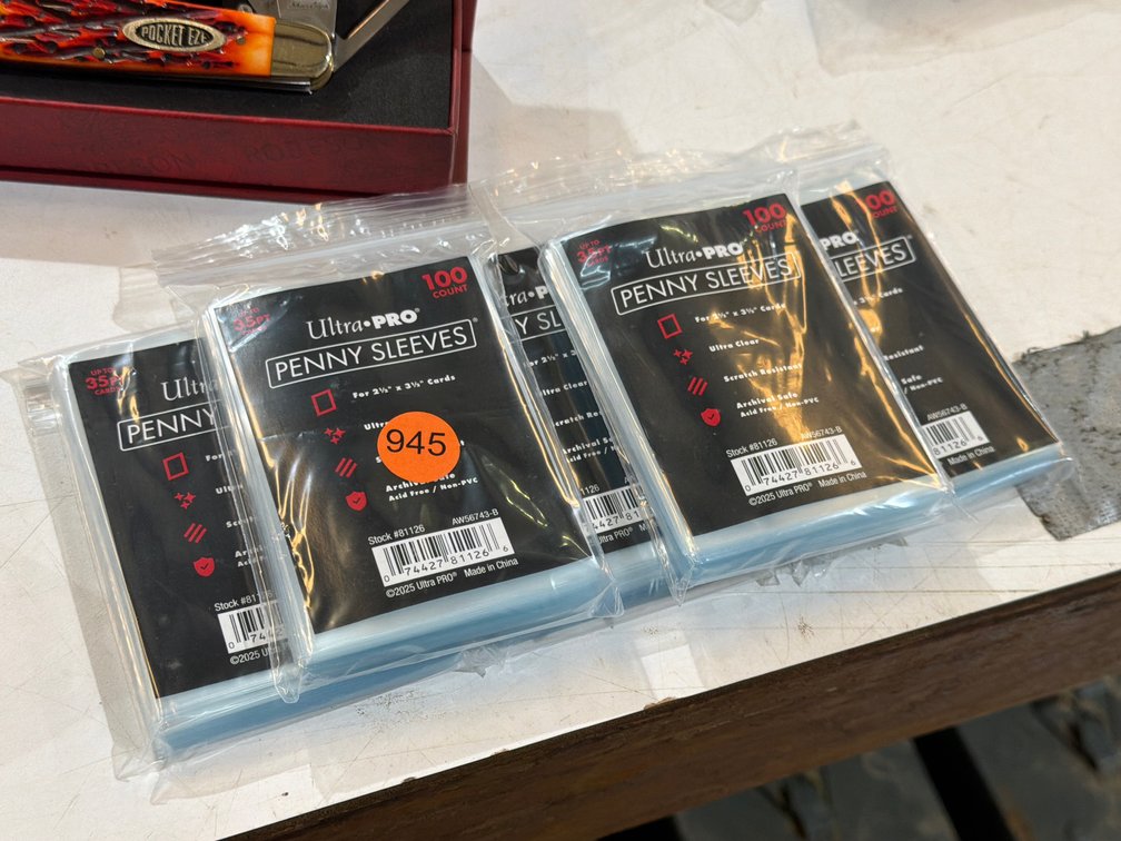 5 PACKS OF CARD SLEEVES