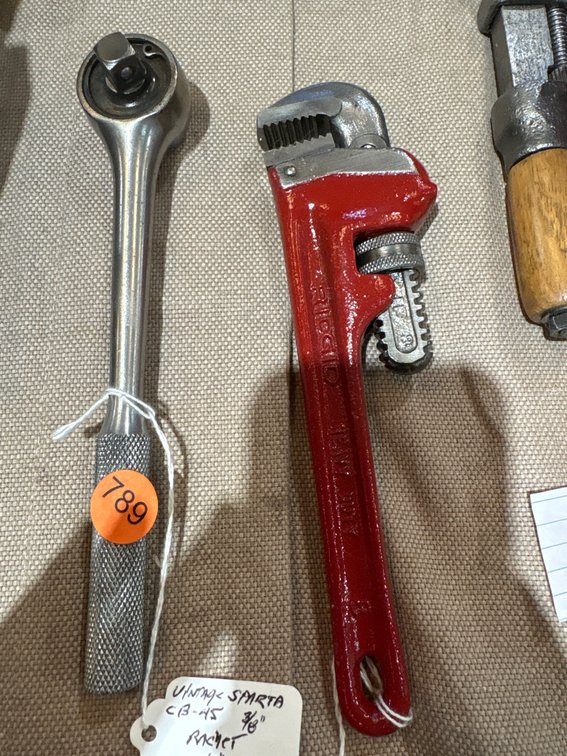 VINTAGE SPARTA RACHET & PIPE WRENCH