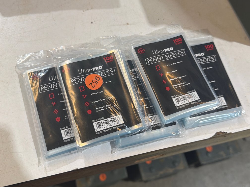 5 PACKS OF CARD SLEEVES