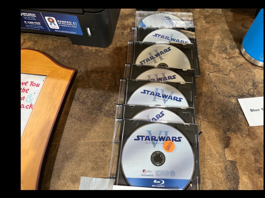 STAR WARS BLUE RAY