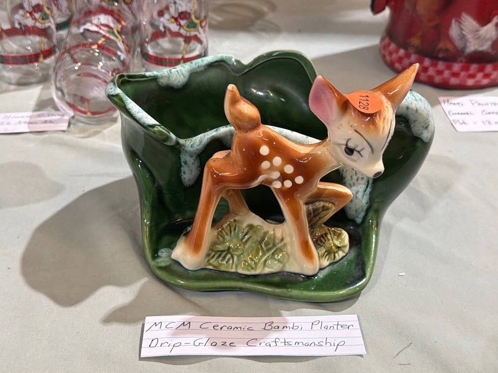 MCM CERAMIC BAMBI PLANTER