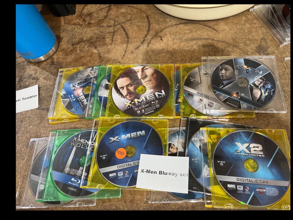 X MEN BLUE RAY