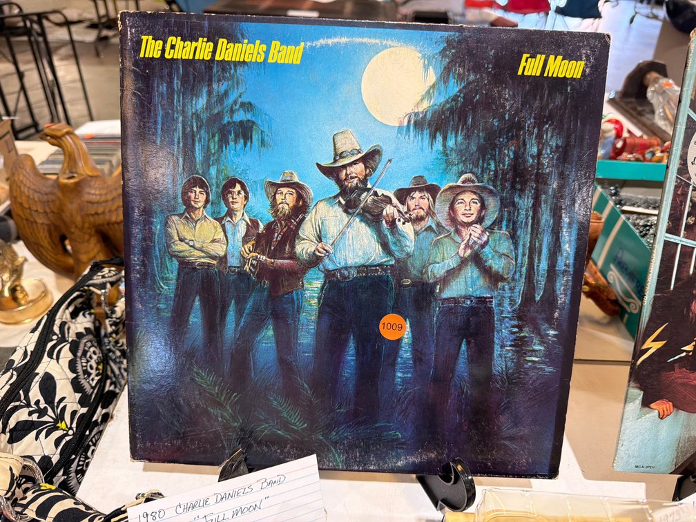 1980 CHARLIE DANIELS BAND FULL MOON RECORD