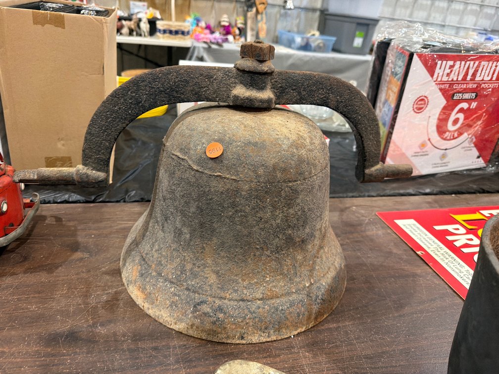 VINTAGE CAST IRON BELL