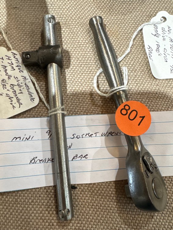 MINI SOCKET WRENCH & T-HANDLE BREAKER BAR