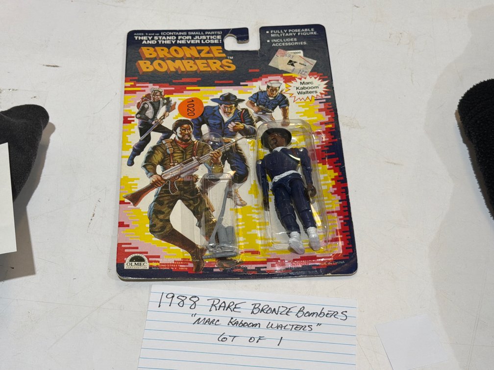 1988 RARE BRONZE BOMBER ACTION FIGURE