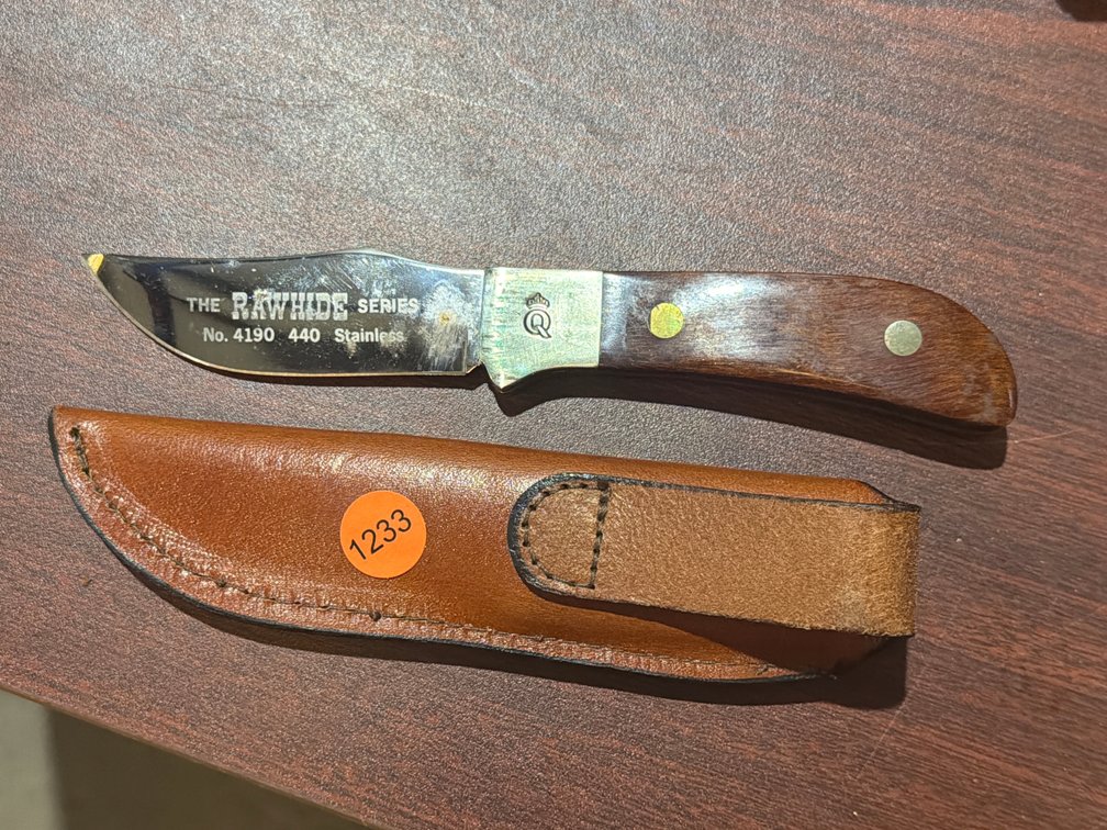 THE RAWHIDE SERIES QUEEN KNIFE AND SHEATH