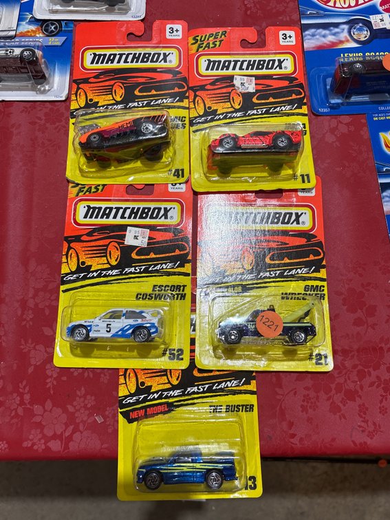 (5) MATCHBOX CARS