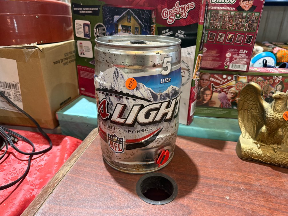 5 LITER COORS LIGHT CAN