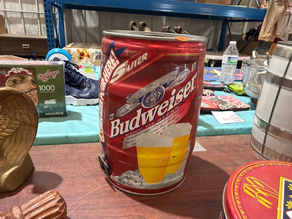 5 LITER BUDWEISER KEG