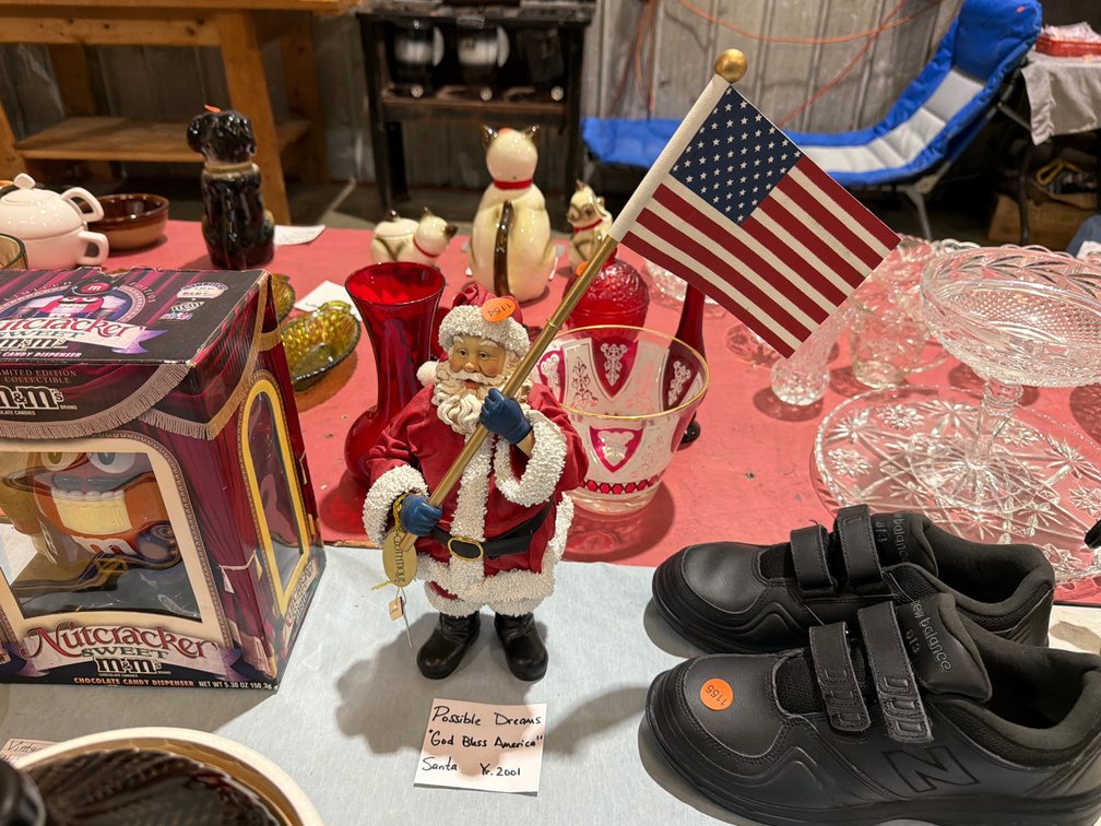 POSSIBLE DREAMS “GOD BLESS AMERICA” SANTA