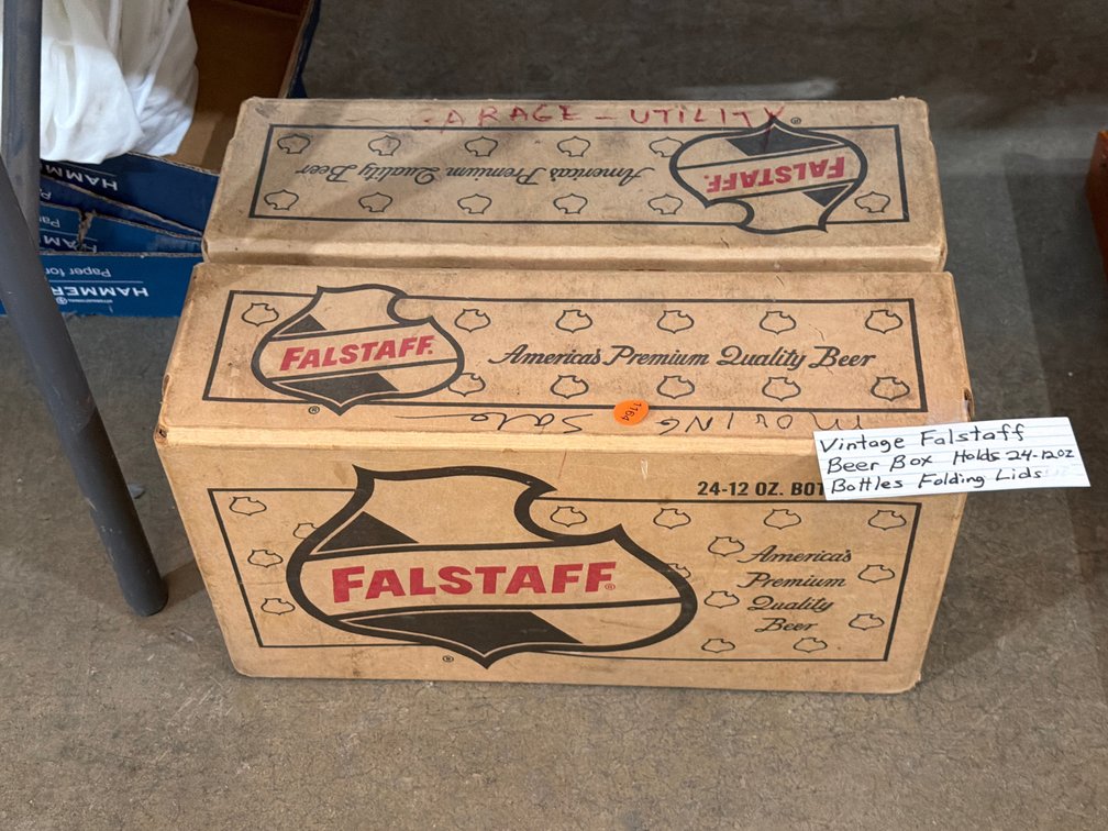 VINTAGE FALSTAFF BEER BOX
