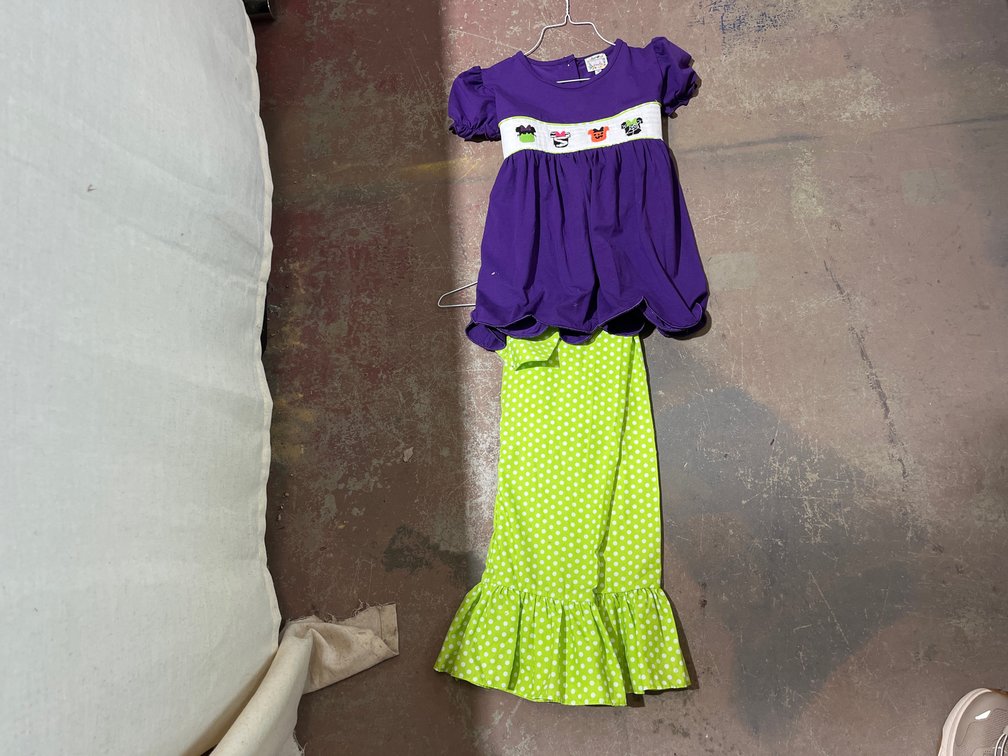 2-PIECE HALLOWEEN OUTFIT, SMOCKED