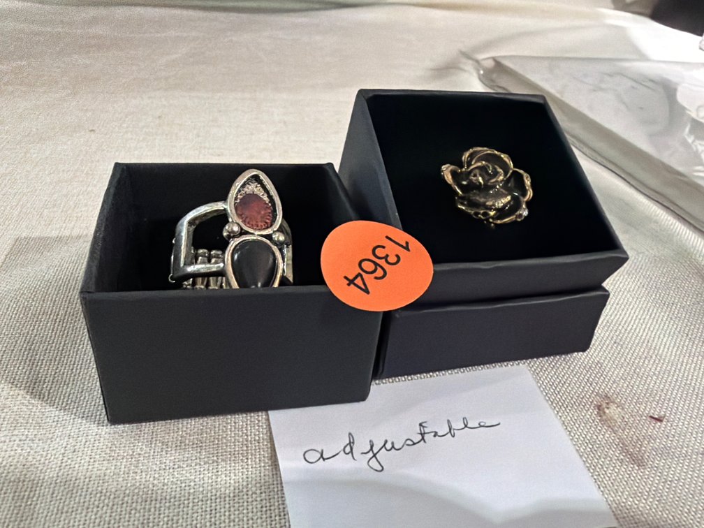 (2) ADJUSTABLE RINGS