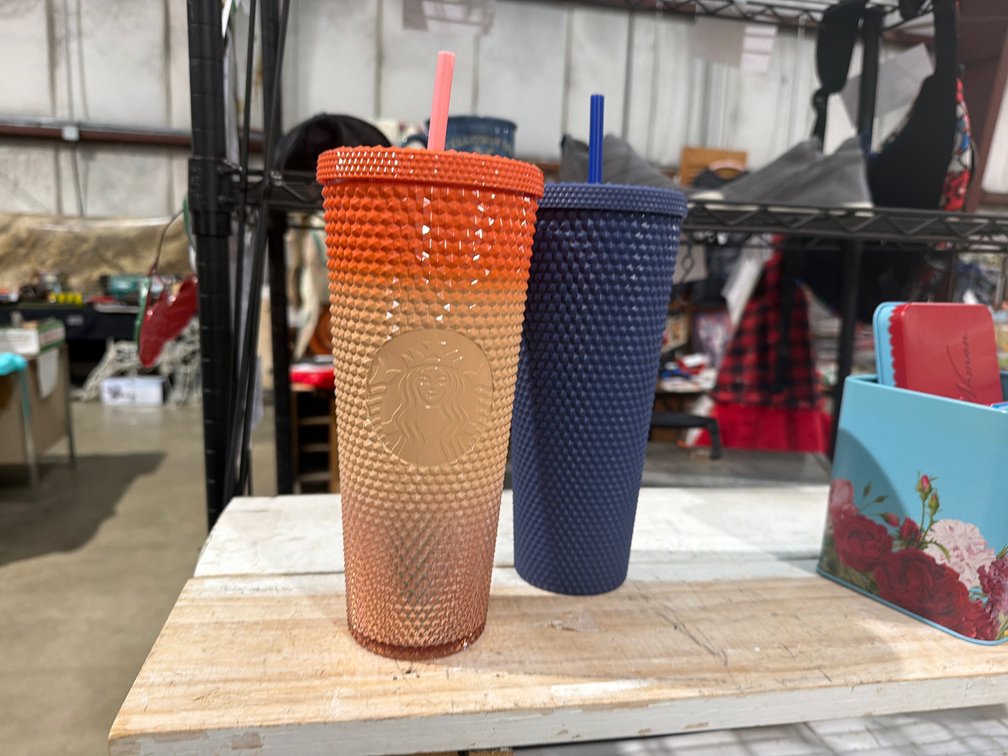TWO STARBUCKS TUMBLERS