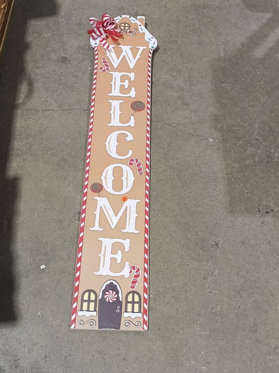 CHRISTMAS WELCOME SIGN
