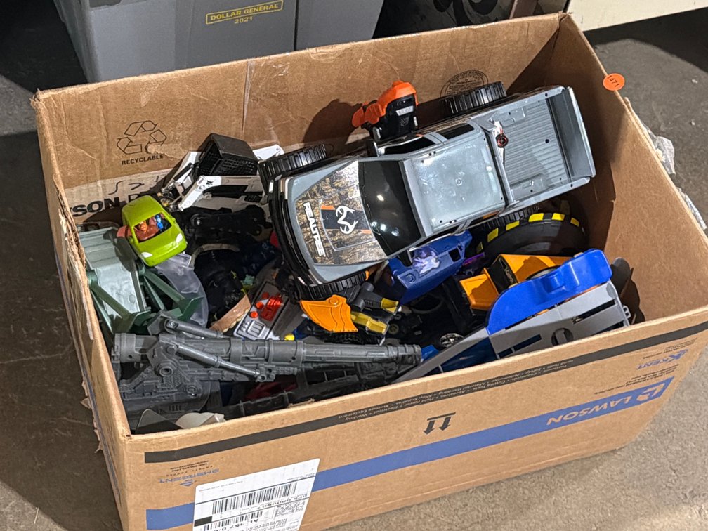 BOX OF TOYS