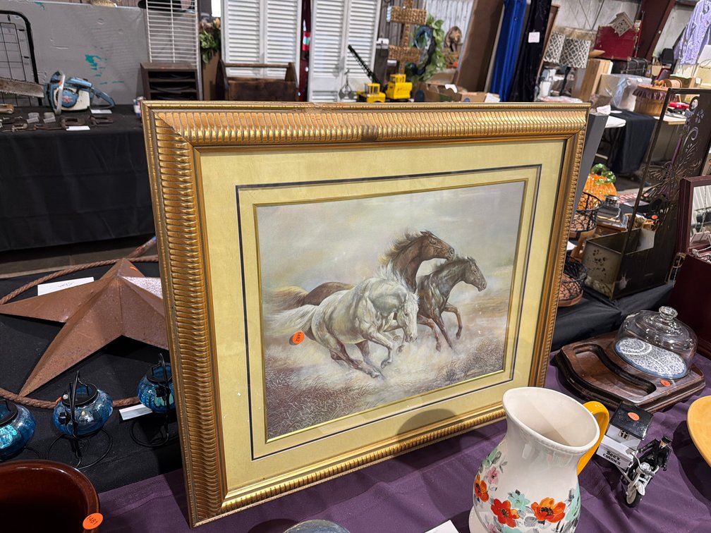 FRAMED/SIGNED HORSE PRINT