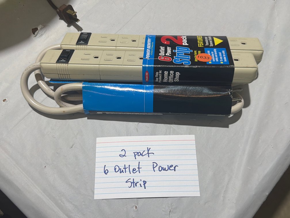 2 NEW OUTLET STRIPS / SURGE PROTECTORS