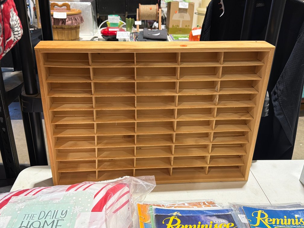 WOODEN STORAGE RACK