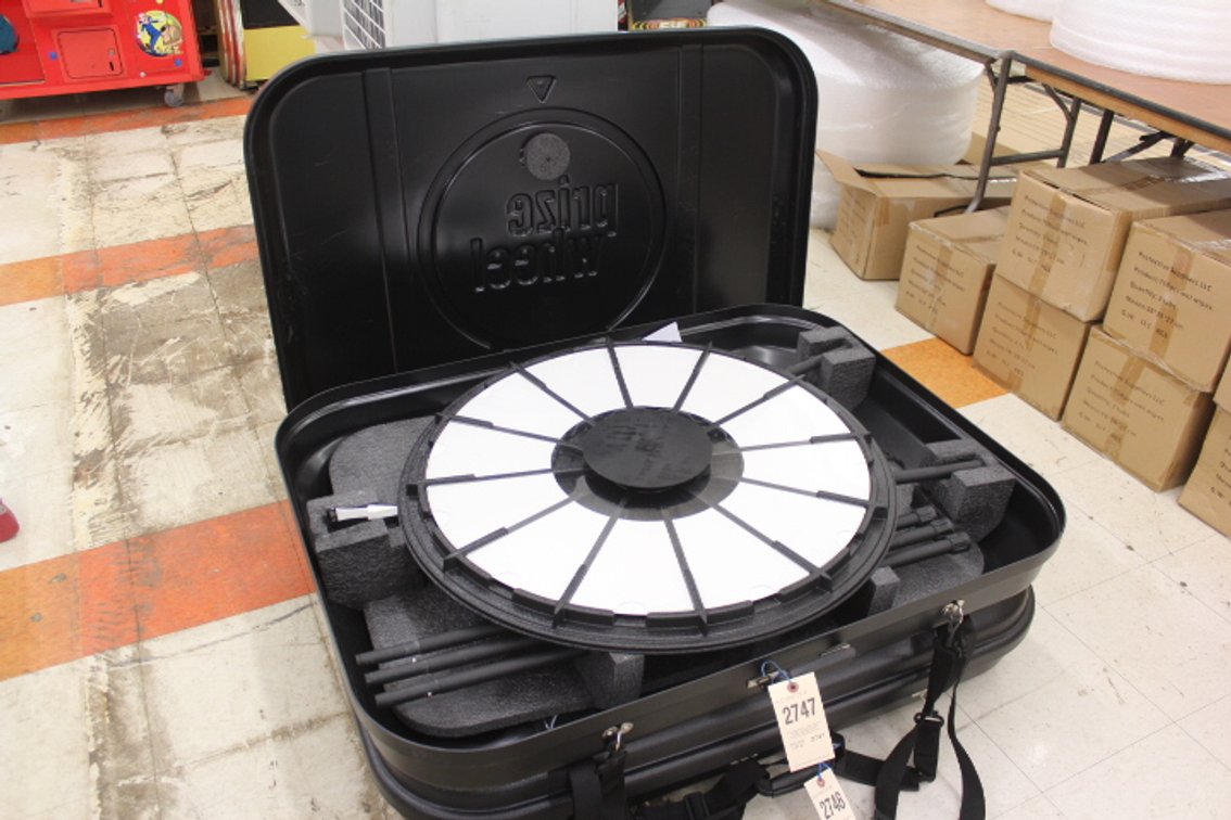 Large Prize Wheel With Case 