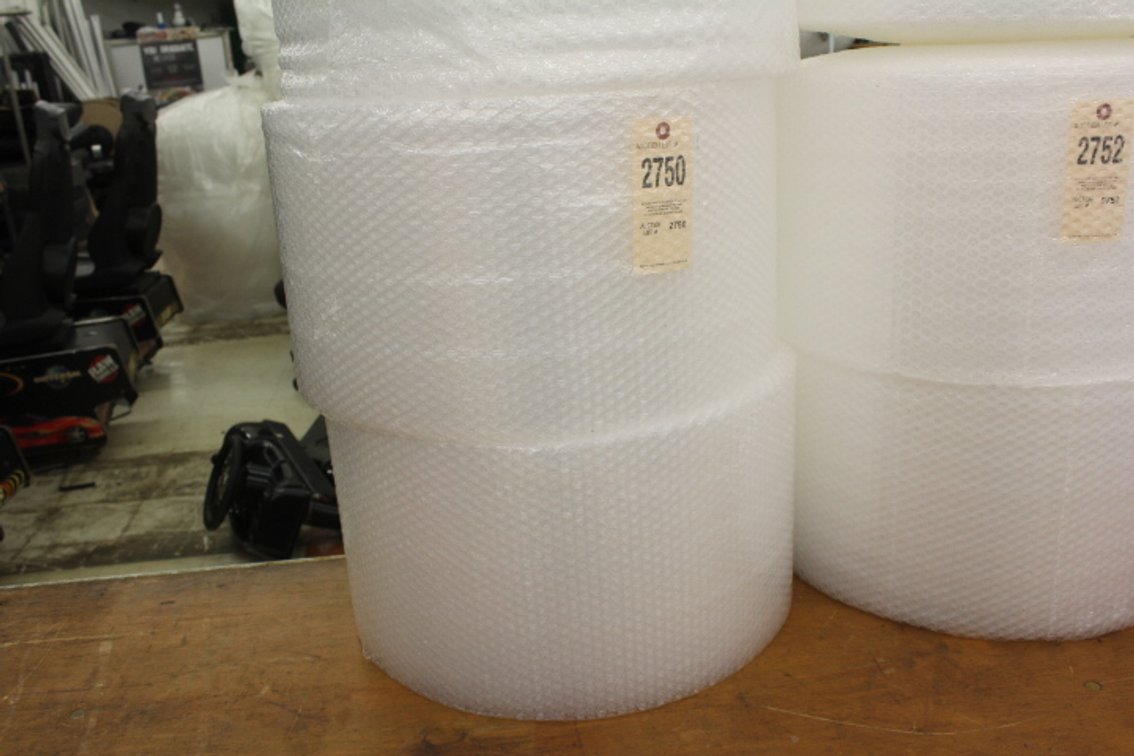 (2) Rolls 250' Bubble Wrap
