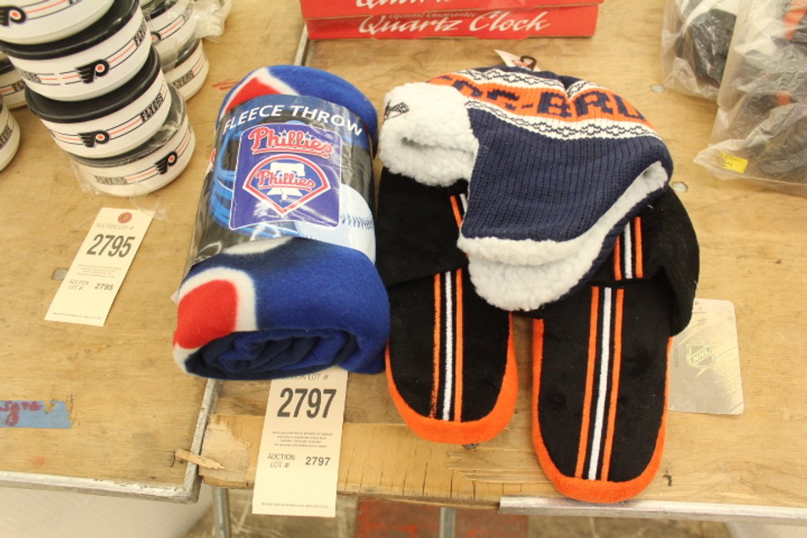Slippers, Hat & Blanket