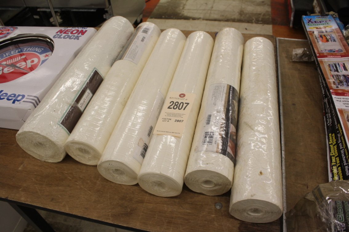 (6) Rolls Paintable Wall Textures Paper