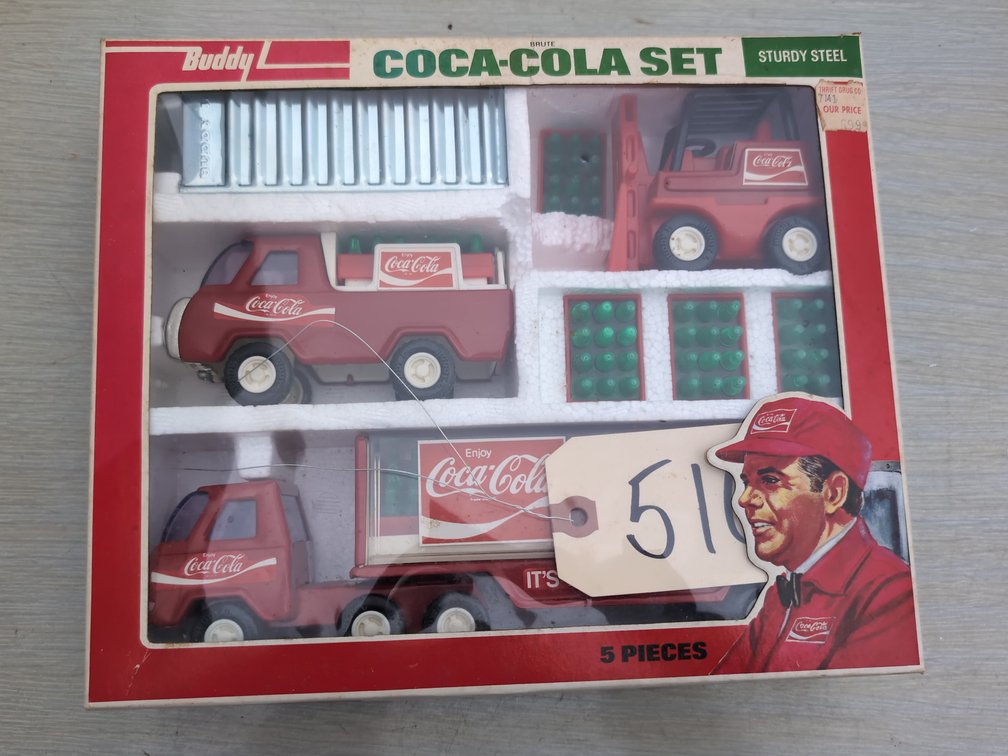 Buddy L Coca-Cola Set